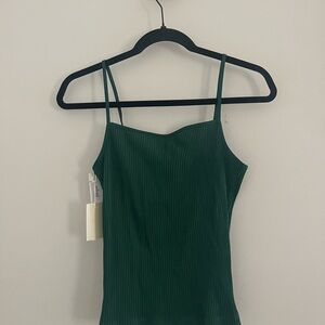 Aritizia Green Ribbed Women's Top